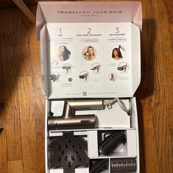 Shark SpeedStyle Pro Flex Hairdryer, ultra compact, salon quality hair dryer - Picture 6 of 11